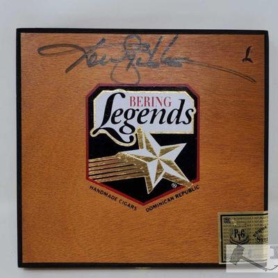 Ken Stabler Autographed Bering Legends Cigar Box with COA
Includes a Global Authentics certificate of authenticity. Certificate number GV...