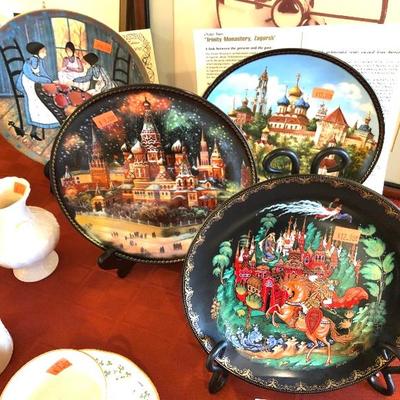 Tianex Russian Collector Plates