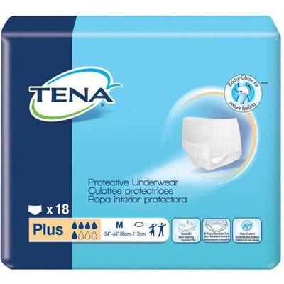 4 TENA Incontinence Underwear, Protective Plus Abs ...