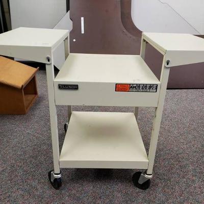 Luxor Double Leaf Metal Office Cart