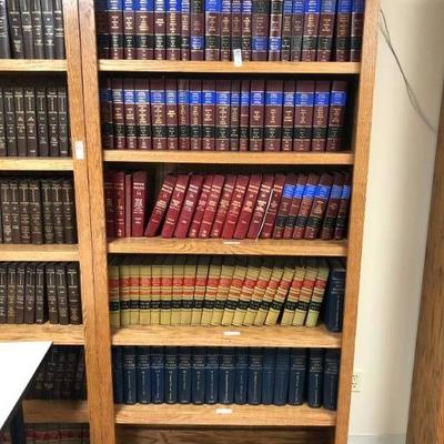 6 Tier Oak Book Shelf 40 in x 13 in x 84 in