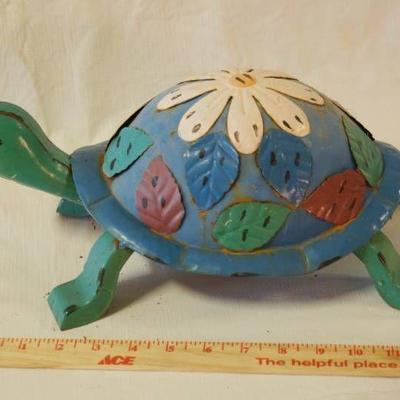 Big Metal Lawn Turtle - Over A foot long! - Neat G ...