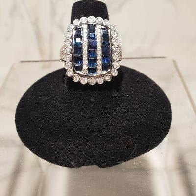 Sapphire and diamond ring 14k elaborate lattice.
Total estimated retail value:$4,850.00
Minimum Reserved Bid: $750.00

