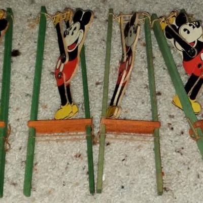 1930's Mickey Mouse Trapeze games