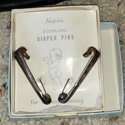 Sterling Silver Diaper Pins