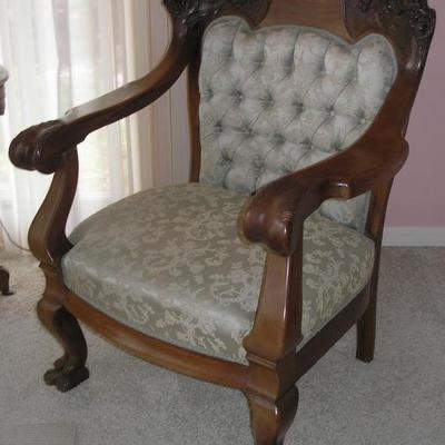 Renaissance Revival Arm Chair