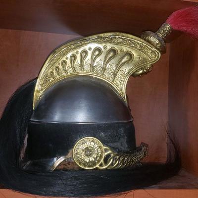 French Dragon Helmet circa 1848 Horse hair Tassel  