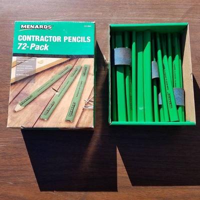 approximately 40 contractor pencils