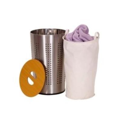 Household Essentials Round Stainless Steel Laundry ...