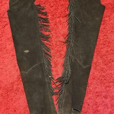 Medium woman's size leather chaps