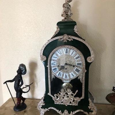 Ornate mantle clock 