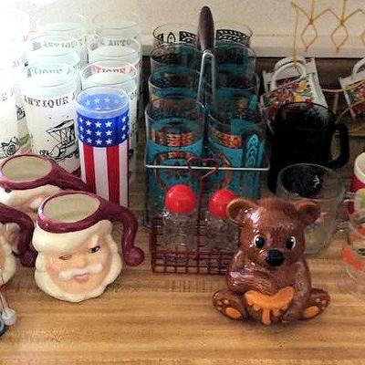 KFF084 Vintage Glassware, Ceramic Mugs & More