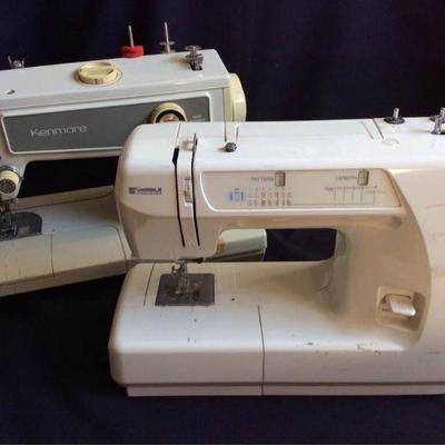 KFF021 Two Kenmore Sewing Machines