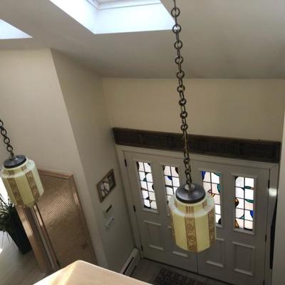 Antique hanging lamps