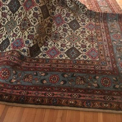 hand knotted  rug 117"x161"