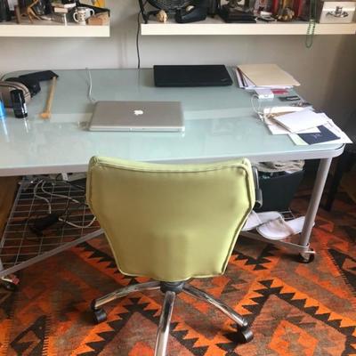 desk and chair