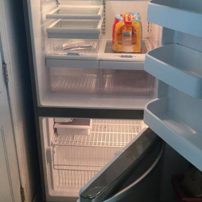 LG stainless refrigerator/ freezer  