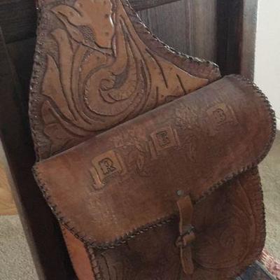 vintage saddle bags 