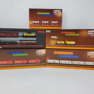 435-5 Marklin Mini-Club Z Scale Train Sets
Models 82372 86352 8208 82507 82521