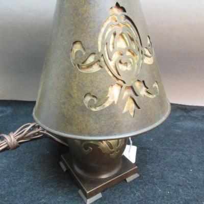 Silver Crest Arts & Crafts Bronze Lamp