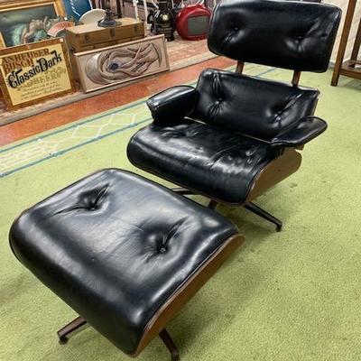 Plycraft Eames Style chair & ottoman