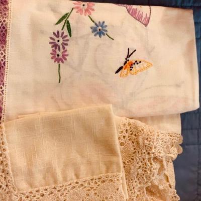 Vintage Hand Embroidered Textiles
