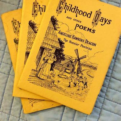 Vintage Childhood Days and other Poems by Angeline Hawkins Deacon