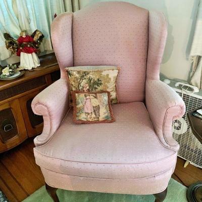 Vintage Wing Back Chair 