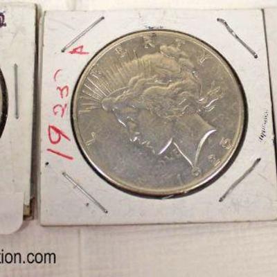  Selection of Silver Peace Dollars 