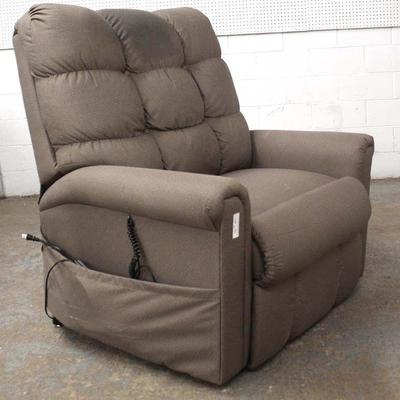  NEW Canvas Style Electric Recliner 