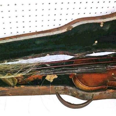  Selection of Musical Instruments including ANTIQUE Violins in Cases 
