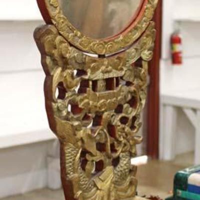  ANTIQUE Asian Style Dressing Mirror 