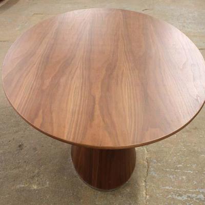  NEW Danish Modern Oval Dining Room Pedestal Table 