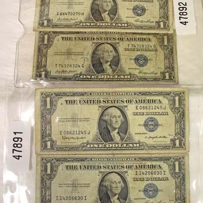  Selection of 1935 Silver Certificate $1.00 Bills 