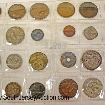 Sheet of Foreign Coins 