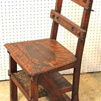  ANTIQUE Convertible Ladder Chair 