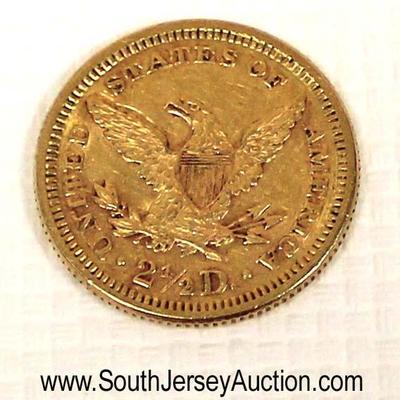  1878 $2 Â½ Gold Coin 
