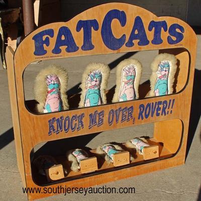 Vintage Fat Cats Carnival Game