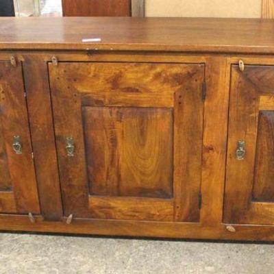  GOOD QUALITY SOLID Mahogany Hand Crafted 3 Door Buffet 