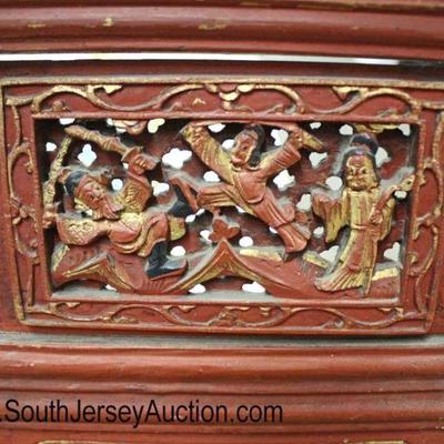  Asian Carved Wall Plaques 