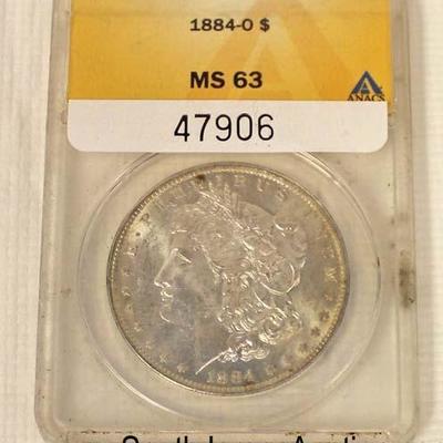  1884-O Morgan Silver Dollar MS-63 