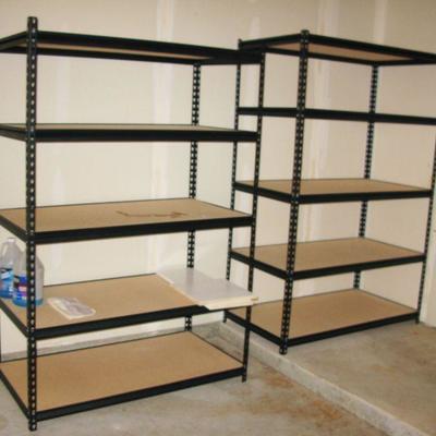 heavy angle iron shelving 6' x 4' x 2'   BUY IT NOW   $ 65.00 EACH  BUY BOTH FOR $ 100.00
