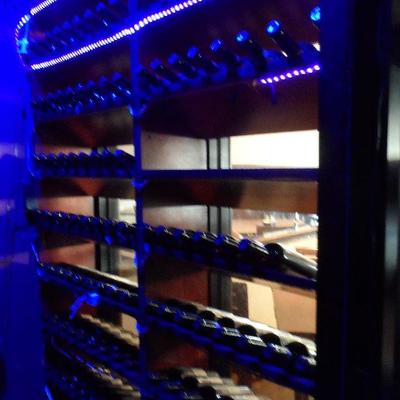 Lighted Wine Racks