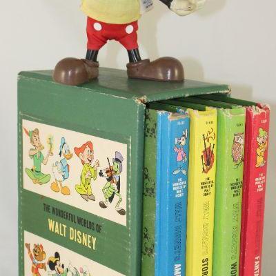 Walt Disney Production and R. Dakin Co. 8â€  Vinyl Mickey Mouse c. 1960-70â€™s; Vintage 1965 The Wonderful World of Walt Disney Golden...