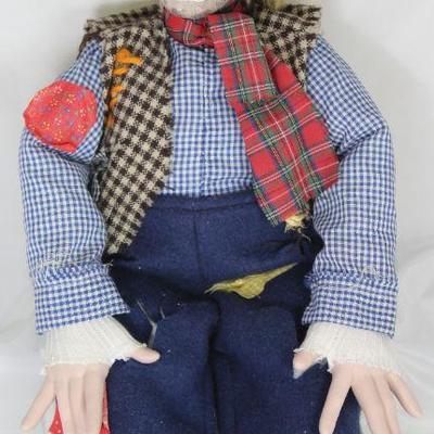 Emmett Kelly Porcelain Clown Doll (16â€)