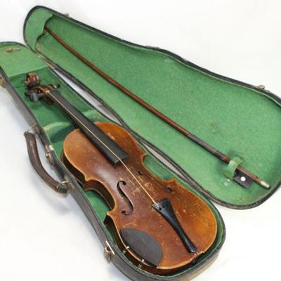 Antique Antonius Stradivarius Cremonensis Faciebat Anno 1736 Violin with Case