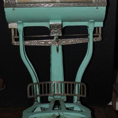 Computing Scale Co. Dayton Ohio Antique Barrel Scale 1904