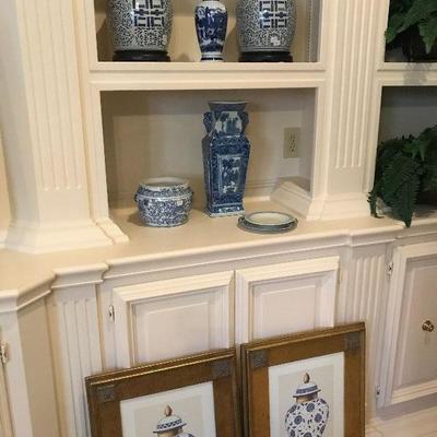Blue and White Decoratives 