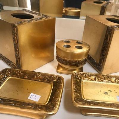 Gold Vanity Set 
