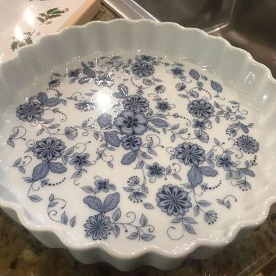Blue and White Serving Dish 